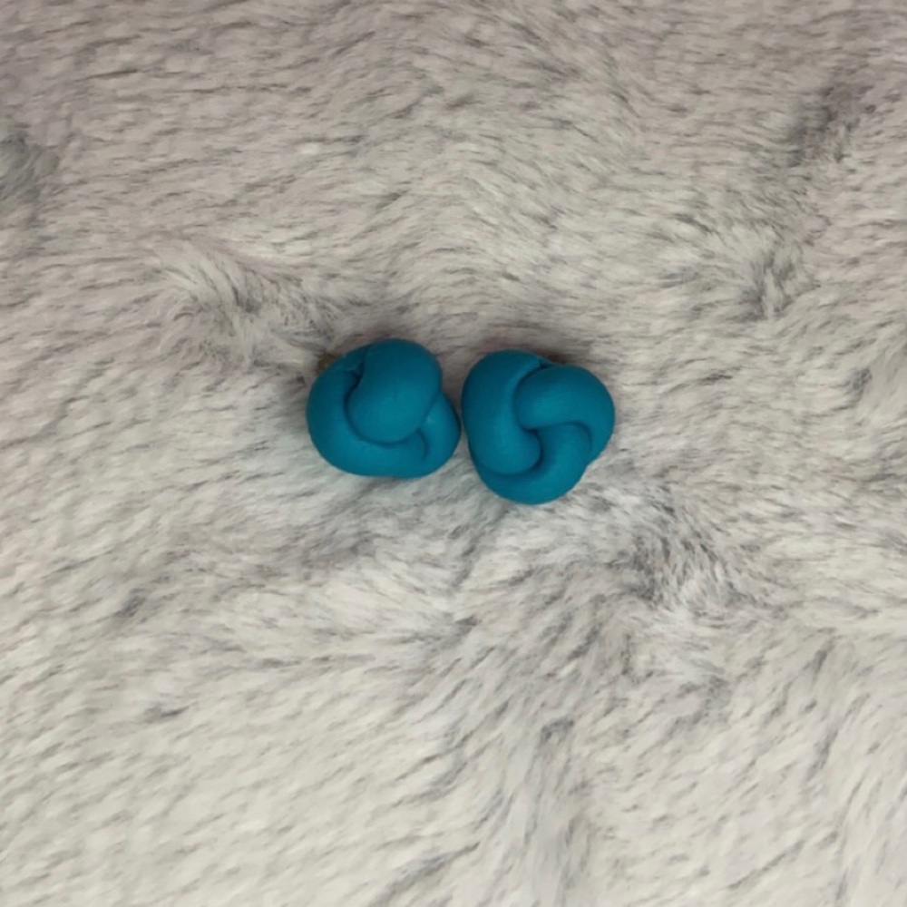 Handmade polymer clay earrings